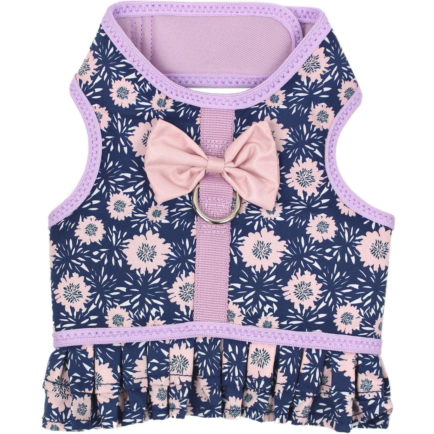 Parisian Pet 'Midnight Blossoms' for Dogs & Cats – Dark Blue with Flowers