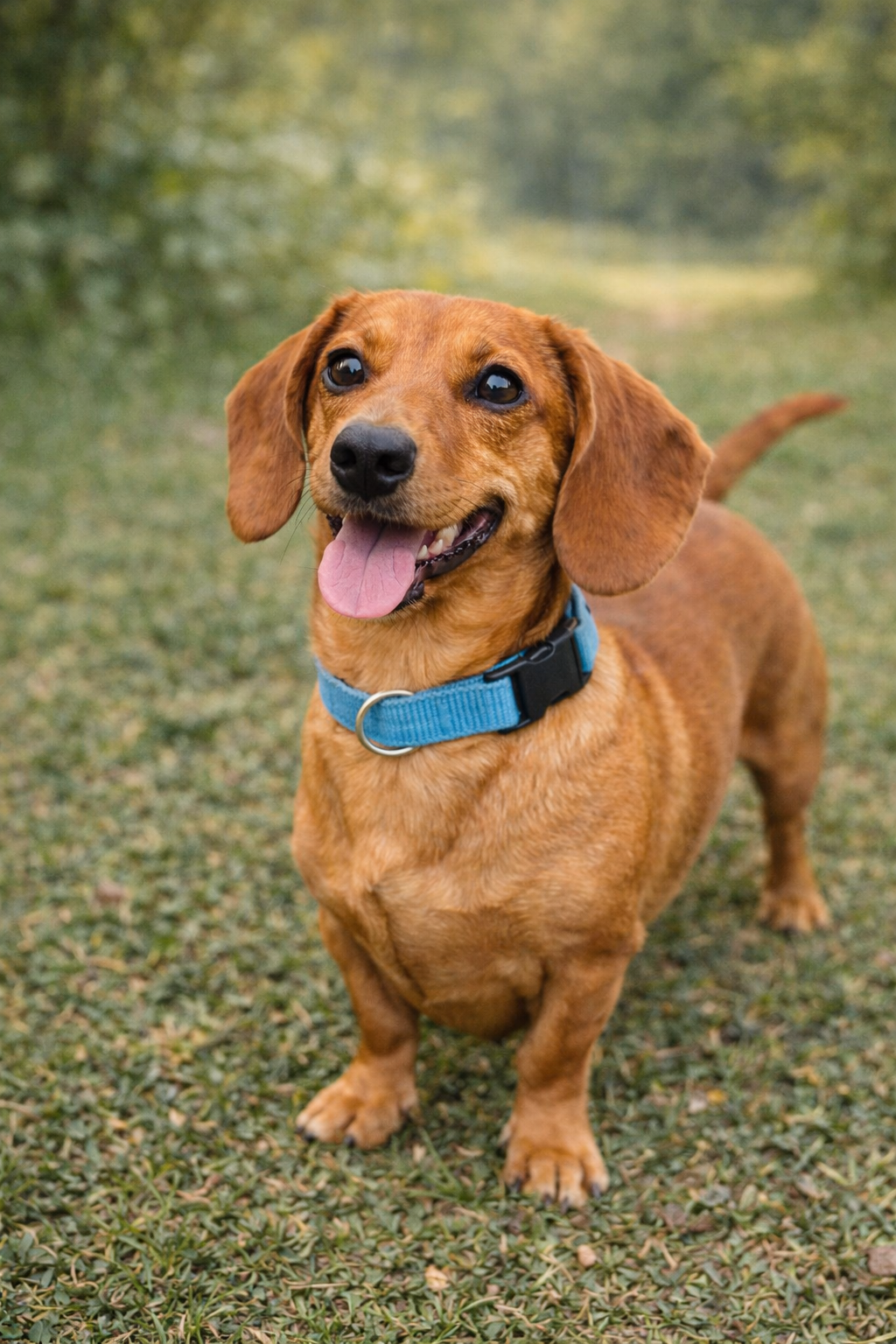 Parisian Pet 'Nylon Collar' for Dogs & Cats – Adjustable Light Blue Pet Collar, Durable Nylon Design