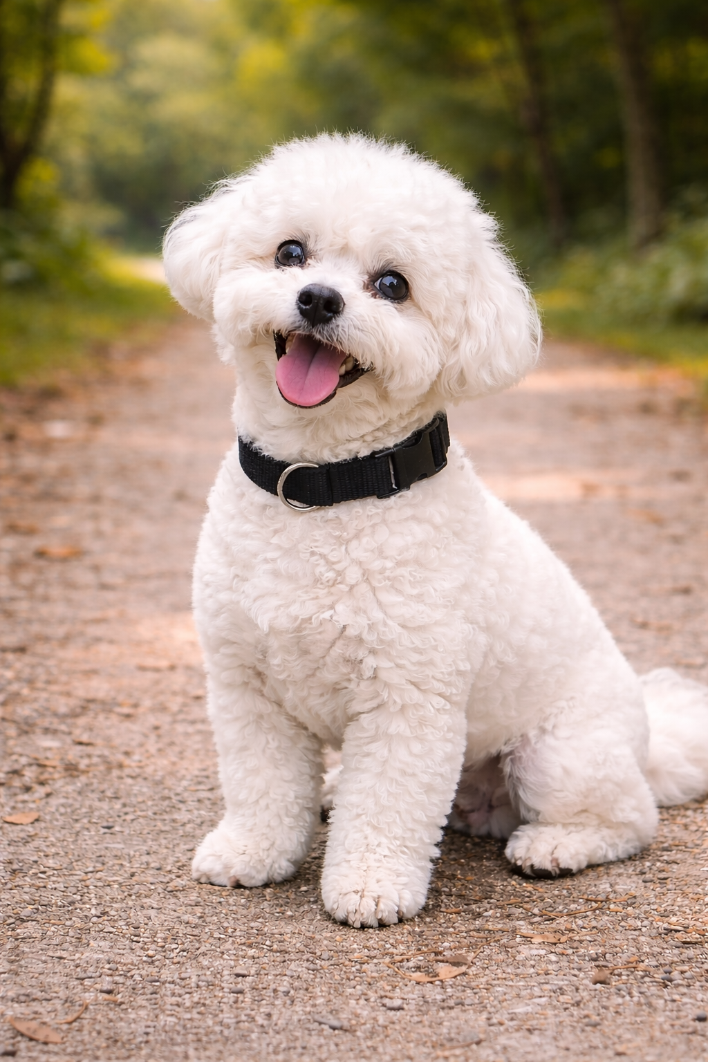 Parisian Pet 'Nylon Collar' for Dogs & Cats – Comfortable Adjustable Black Collar, Durable Nylon for Pets