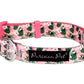 Parisian Pet 'Tropical Toucan' Collar for Dogs & Cats – Adjustable Pink Tropical Pet Collar with Colorful Design