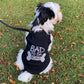 Parisian Pet 'Bad to da Bone' Dog Shirt – Trendy Slogan T-Shirt for Dogs & Cats, Black
