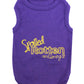 Parisian Pet 'Spoiled Rotten' Dog Shirt – Funny Embroidered T-Shirt for Dogs & Cats, Purple