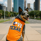 Parisian Pet 'Love Texas' Pet T-Shirt – Trendy Texas-Themed Outfit for Small Dogs & Cats, Orange