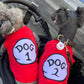 Parisian Pet 'Dog 1' Dog Shirt – Fun Slogan Cotton Pet T-Shirt for Dogs & Cats, Red