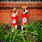 Parisian Pet 'Dog 1' Dog Shirt – Fun Slogan Cotton Pet T-Shirt for Dogs & Cats, Red