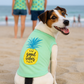 Parisian Pet 'Pineapple' Dog Shirt – Tropical Cotton Pet T-Shirt for Dogs & Cats-Saint Patrick's Day