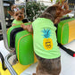 Parisian Pet 'Pineapple' Dog Shirt – Tropical Cotton Pet T-Shirt for Dogs & Cats-Saint Patrick's Day