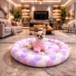 Parisian Pet 'Cotton Candy Mat' - Comfortable, Travel-Friendly, Luxury, Washable Pink Pet Mat for Medium Dogs & Cats