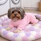 Parisian Pet 'Cotton Candy Mat' for Dogs & Cats - Soft, Durable, Lightweight, Washable Pink Mat for Small Pets, Perfect for Travel