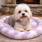 Parisian Pet 'Cotton Candy Mat' for Dogs & Cats - Soft, Durable, Lightweight, Washable Pink Mat for Small Pets, Perfect for Travel