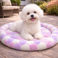 Parisian Pet 'Cotton Candy Mat' for Dogs & Cats - Soft, Durable, Lightweight, Washable Pink Mat for Small Pets, Perfect for Travel