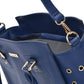 Parisian Pet 'Santorini Carrier' - Luxury, Comfortable, Chic Navy Blue Pet Travel Bag for Small Dogs & Cats