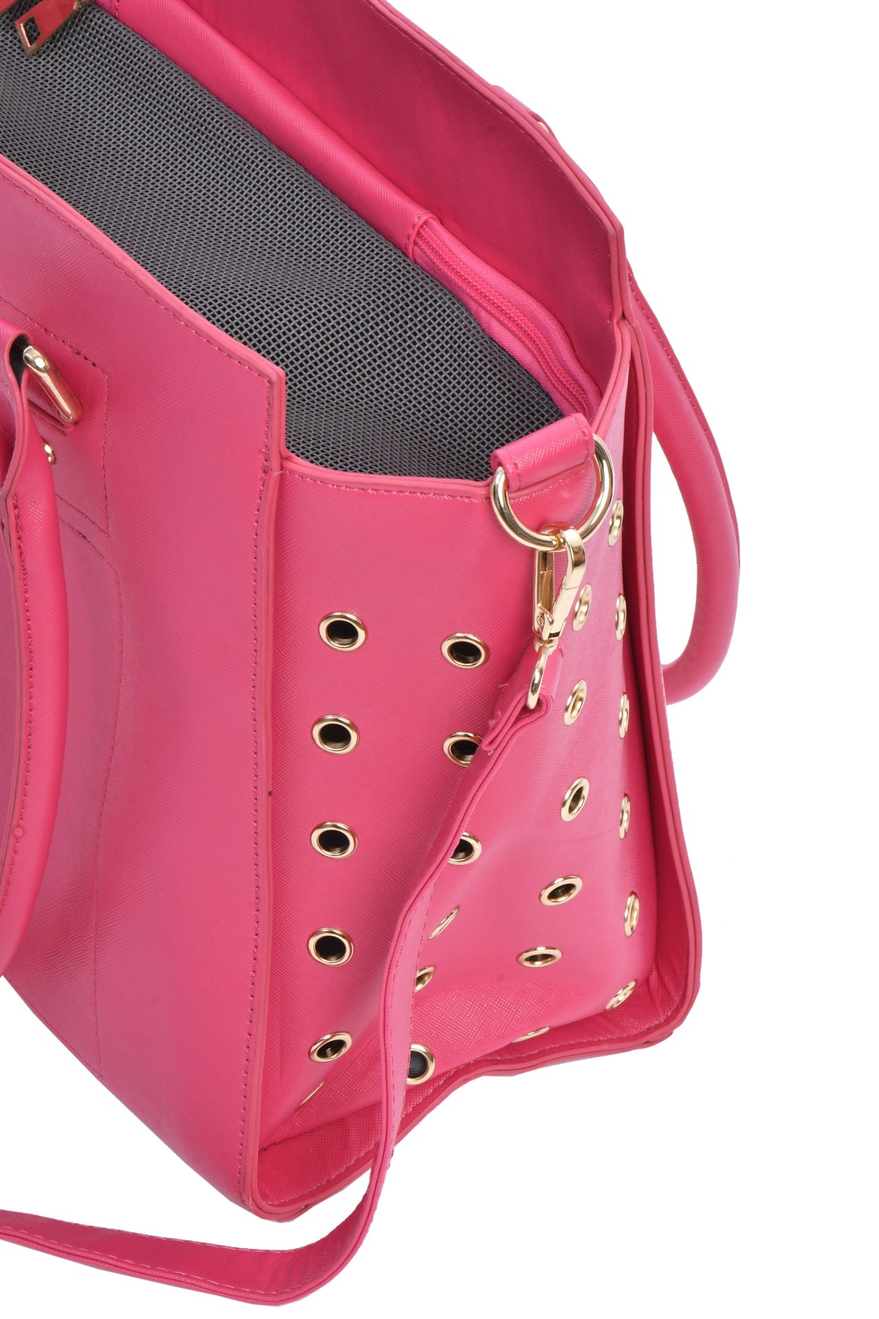 Parisian Pet 'Ibiza Carrier' for Dogs & Cats - Comfortable, Travel-Friendly, Lightweight Hot Pink Pet Carrier