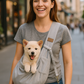 Parisian Pet - 'Gray Sling Carrier' for Dogs & Cats - Hands-Free Pet Transport Solution