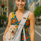 Parisian Pet - 'Gray Sling Carrier' for Dogs & Cats - Hands-Free Pet Transport Solution