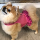 Parisian Pet 'Polka Dot Harness' Dress for Dogs & Cats – Fashionable Pet Dress with Adjustable Harness, Comfortable Fit, Pink