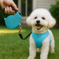 Parisian Pet 'Crystal Retractable Leash Blue' for Dogs & Cats – Durable Retractable Pet Leash with Comfortable Grip