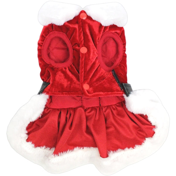Parisian Pet - Dog Mrs Claus Suede Dress Small Parisian Pet - Dog Mrs Claus Suede Dress Small