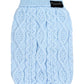 Cable Knit Dog Sweater Powder Blue