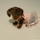 Parisian Pet 'Ballerina Dress' Dog & Cat Shirt – Unique Floral Pet Dress, Perfect for Summer - Pink and White Stripes-Valentine's Day