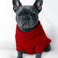 Parisian Pet 'Cable Knit Sweater' - Warm & Stylish Pet Sweater in Red for Dogs & Cats-Valentine's Day