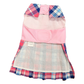 Parisian Pet ‘Plaid Royal Pleated Dress’ for Dogs & Cats Pink