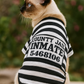 Parisian Pet 'Furry Inmate' Black and White Stripes Halloween Costume - Funny Prison Design for Cats & Dogs