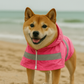 Parisian Pet 'Pink Raincoat' for Dogs & Cats, Waterproof Dog Raincoat, Designer Pet Coat, Pink