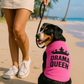 Parisian Pet 'Drama Queen' Embroidered Dog & Cat Shirt - Trendy Pet Apparel, Pink