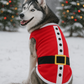 Parisian Pet 'Santa'Dog Shirt - Christmas Pet Apparel for Holiday Cheer, Red