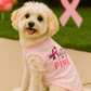 Parisian Pet 'Pretty in Pink' Fashionable Pink Pet T-Shirt – Comfortable Embroidered Dog Wear for All Occasions, Pink