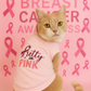 Parisian Pet 'Pretty in Pink' Fashionable Pink Pet T-Shirt – Comfortable Embroidered Dog Wear for All Occasions, Pink