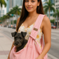 Parisian Pet 'Sling Carrier' for Dogs & Cats – Travel-Friendly, Stylish Pink Sling Carrier for Pets