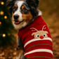 Parisian Pet 'Reindeer Sweater' for Dogs – Stylish & Cozy Christmas Sweater, Red