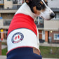 Parisian Pet 'World Champion Tank' Dog & Cat Shirt – Comfortable Embroidered Cotton Tank, Perfect for Vacation – Red