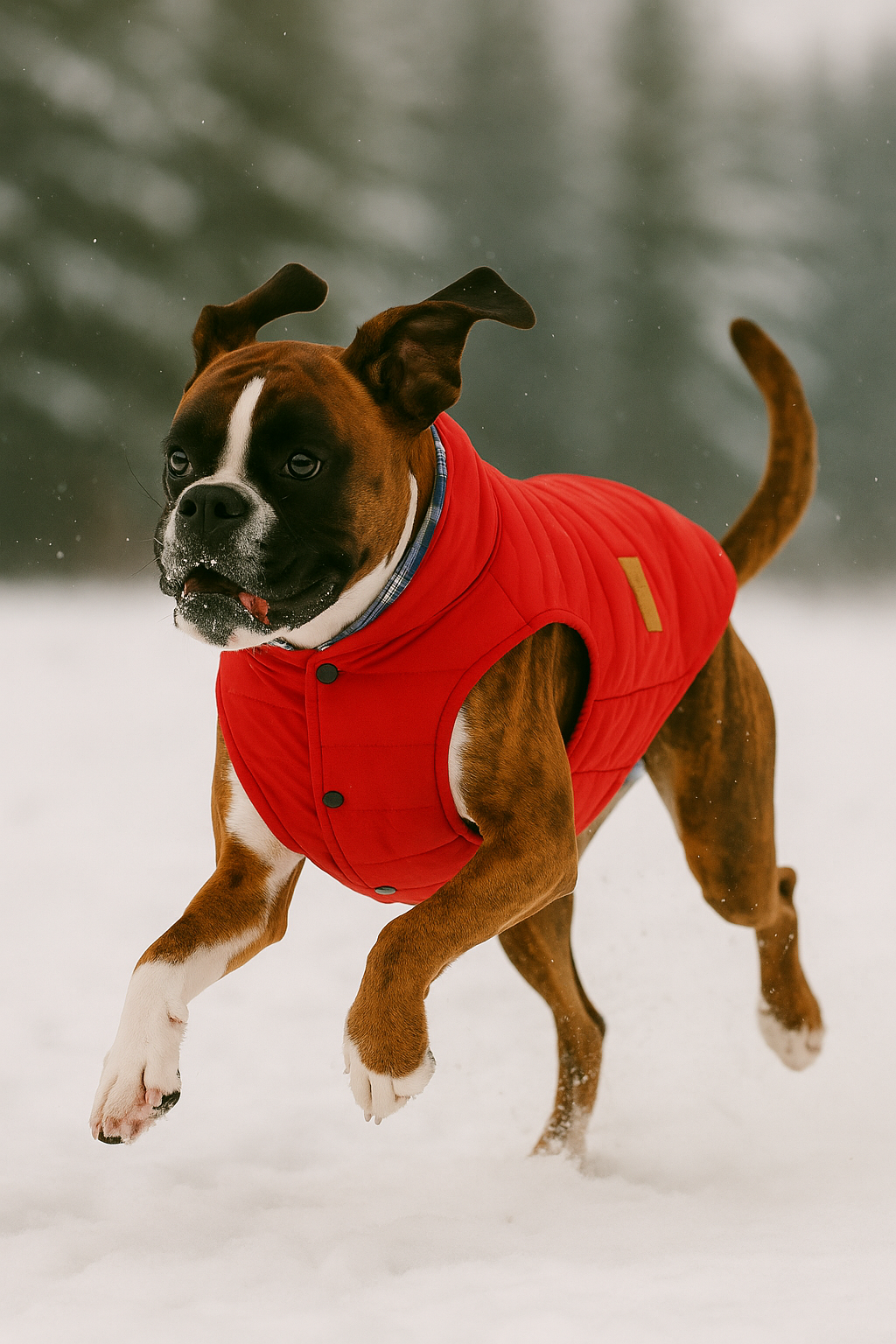 Parisian Pet 'Plaid Reversible Jacket' for Dogs & Cats, Stylish Pet Outerwear, Warm Winter Dog Jacket,-Valentine's Day