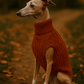 Parisian Pet 'Cable Knit Sweater' - Warm & Stylish Pet Sweater in Terracotta for Dogs & Cats