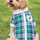 Parisian Pet ‘Plaid Pet Outfit’ Comfortable Dog & Cat Shirt Blue